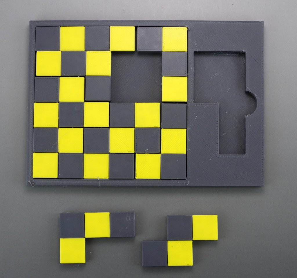 Checkered Tetrominoes