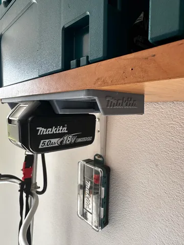 Trio Makita battery wall mount