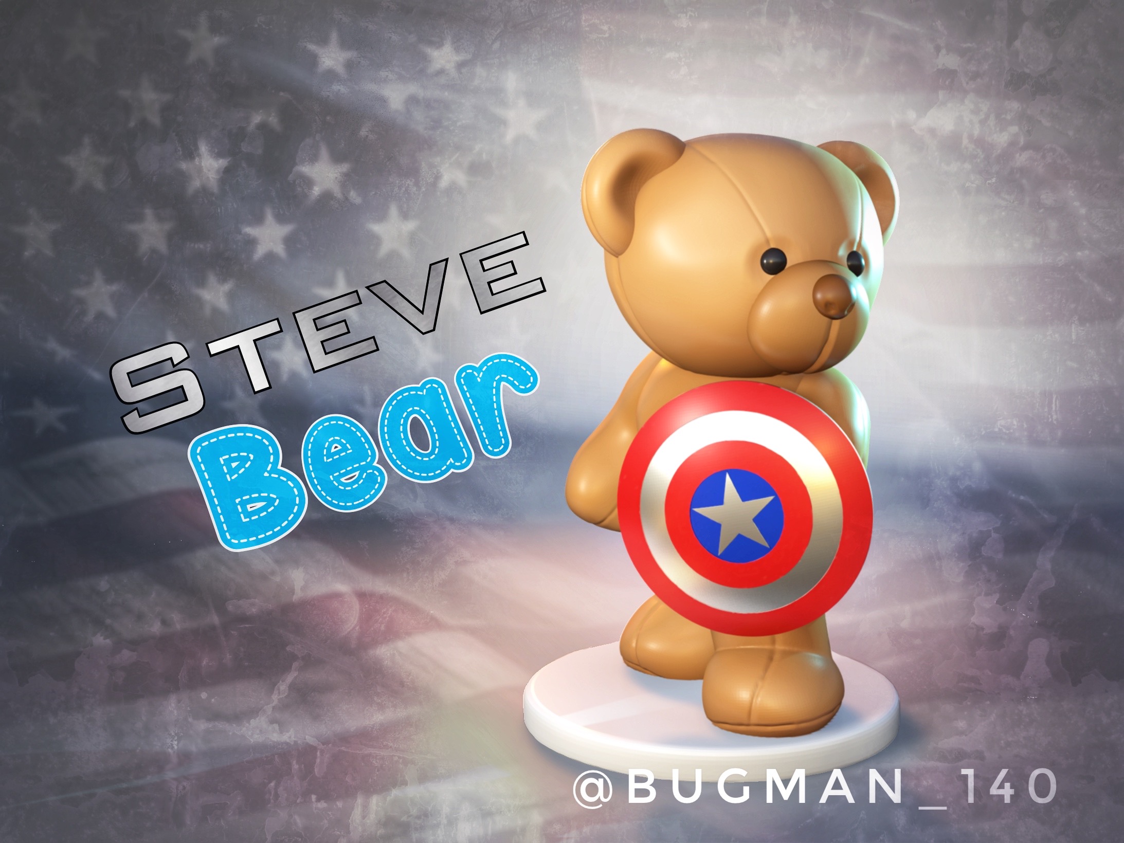 Steve Bear by Bugman_140 | Download free STL model | Printables.com