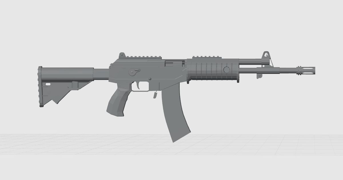 Counter Strike 2 - Galil AR Model by NotDalle | Download free STL model ...