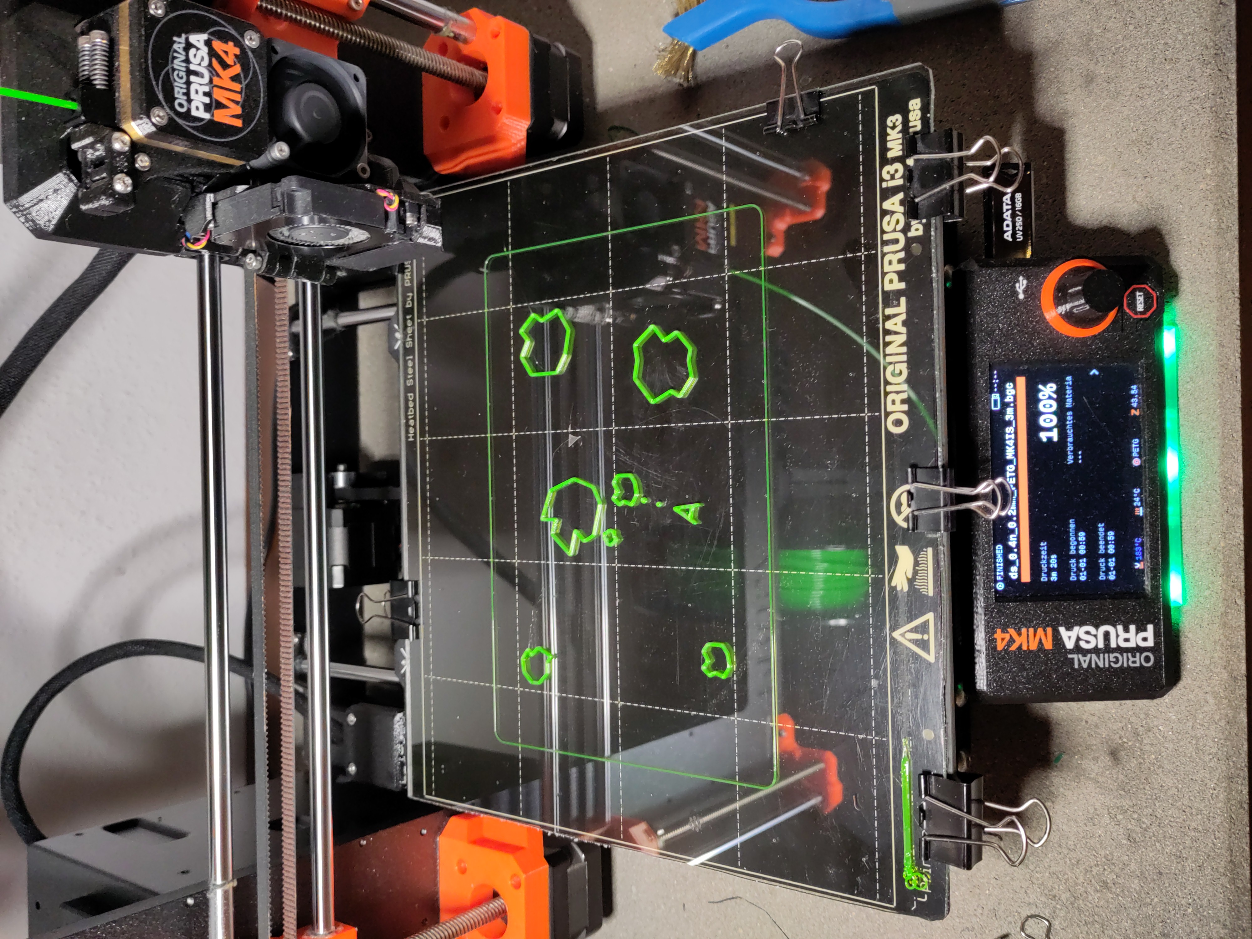 Asteroids Wall Art - Remix print on (PETG-) sheets — miniatura 2
