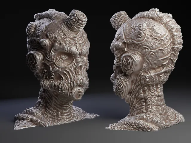 Irradiated Fallout Zombie Head