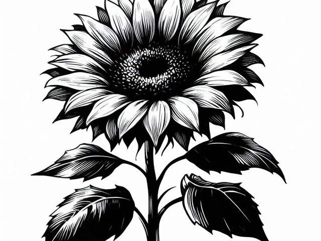 Necklace sunflower pattern