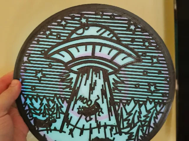 Abduction 2D WallArt (Glow art)