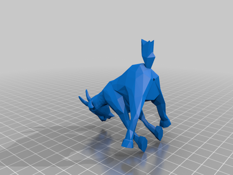 Low Poly Goat Figure by SJBuilds | Download free STL model | Printables.com