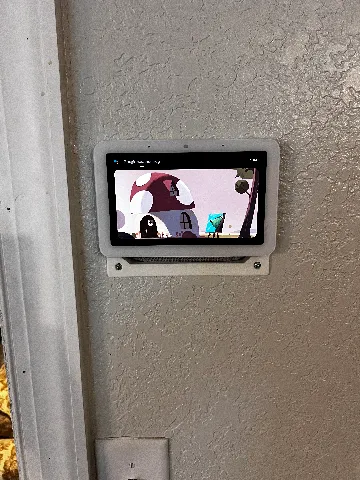 Google Hub in-wall mount