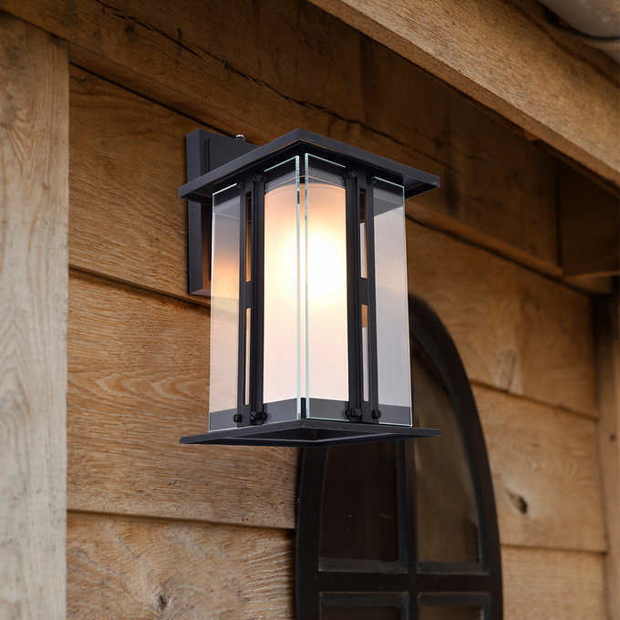 Costco Outdoor LED Wall Lantern Diffuser