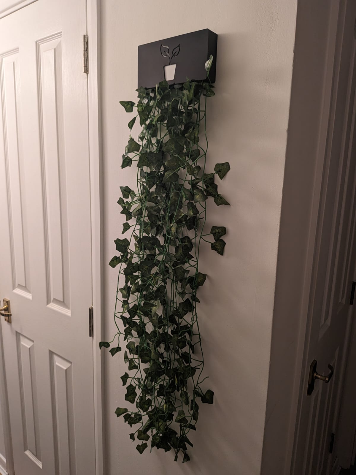Fake Vine Plant - Wall Mount Enclosure