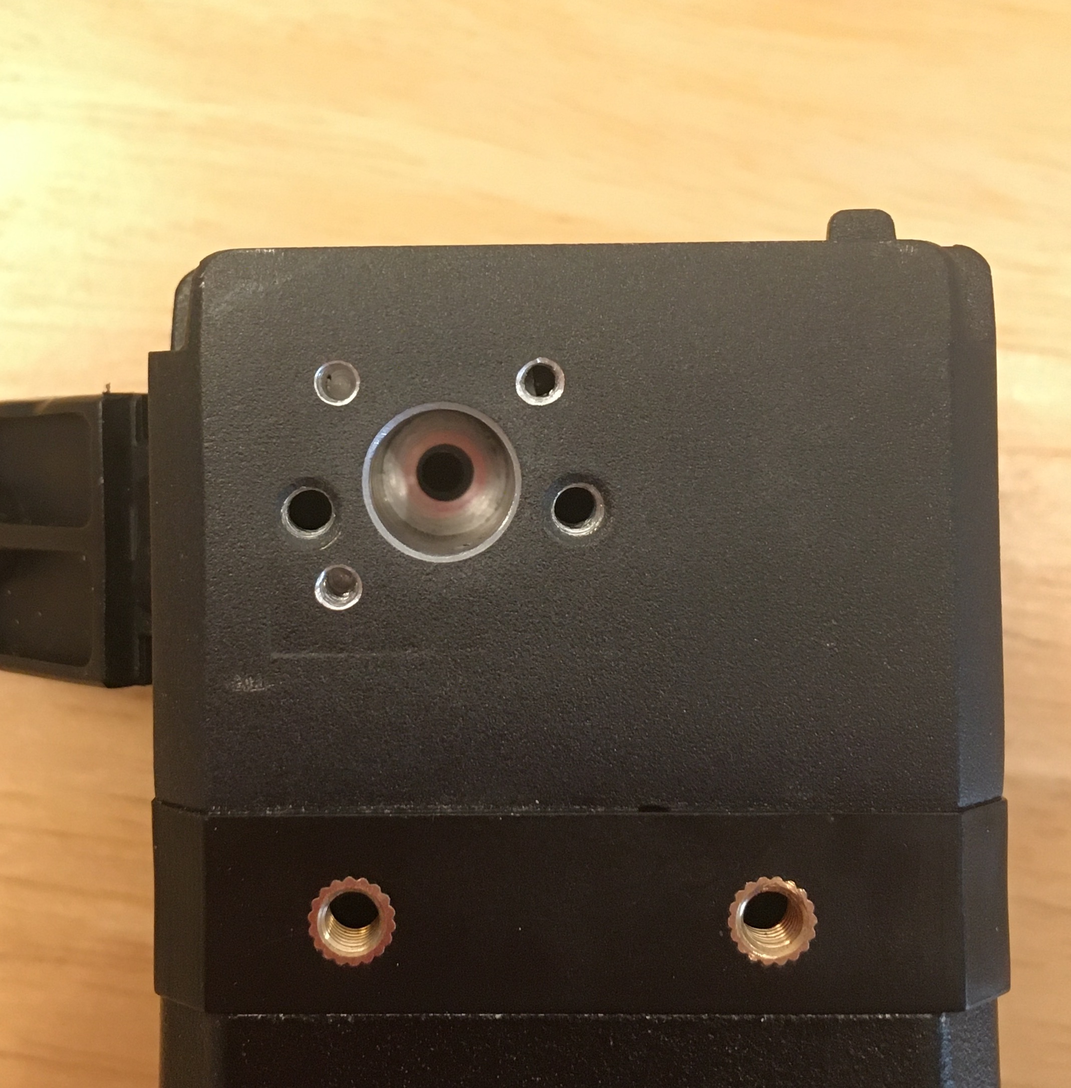 Drill Jig for SV06 Extruder with Creality K1 Hotend by Beau Slim