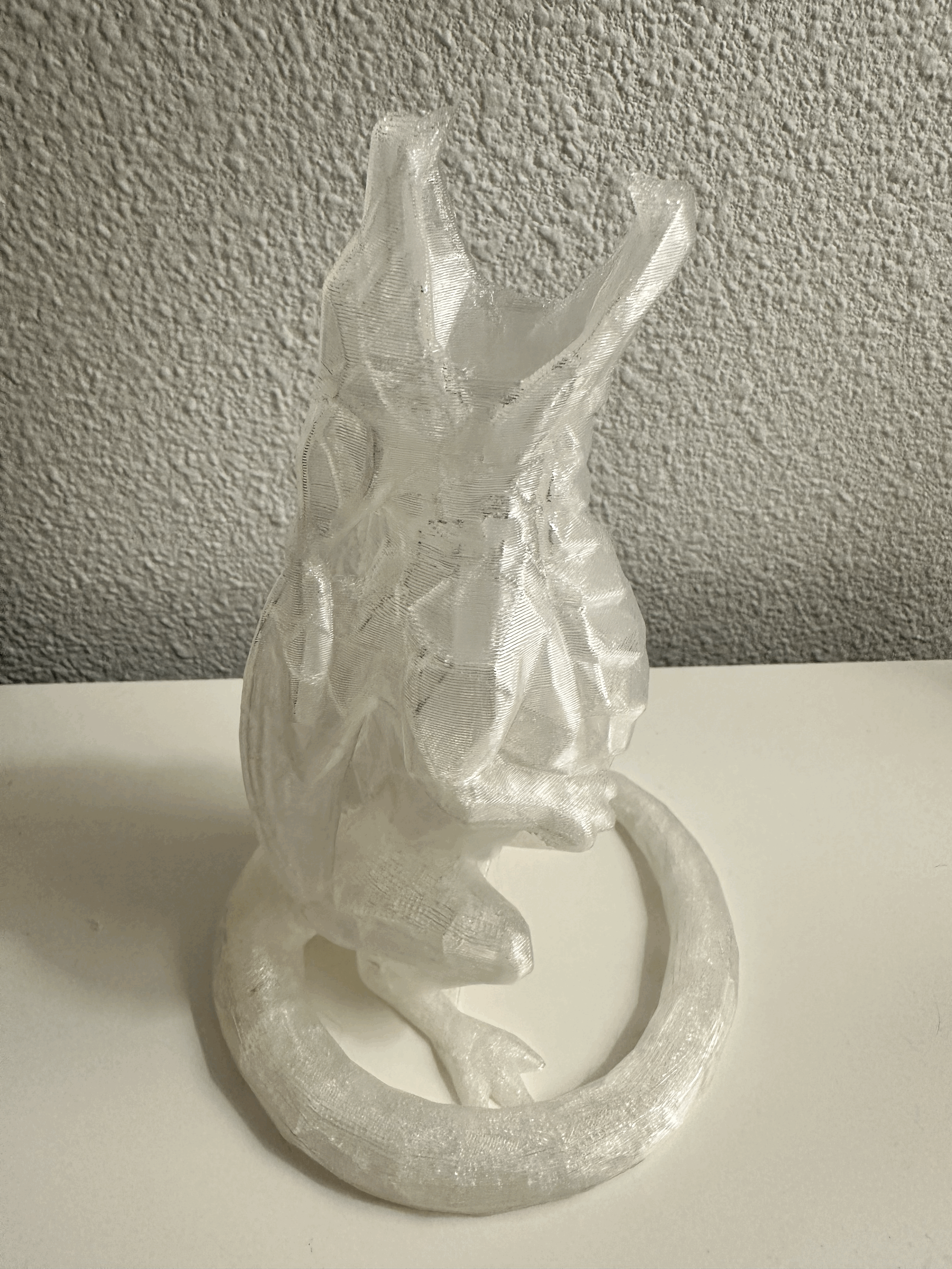 Miniatura 2 do modelo 3D Low Poly Dragon Dice Tower Without Base