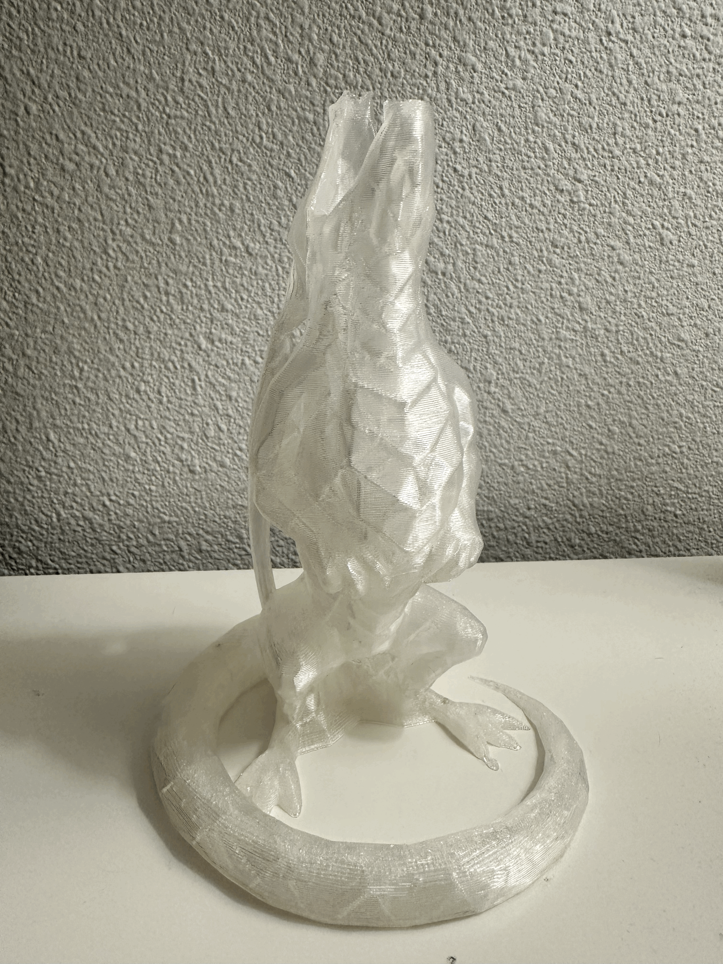 Low Poly Dragon Dice Tower Without Base