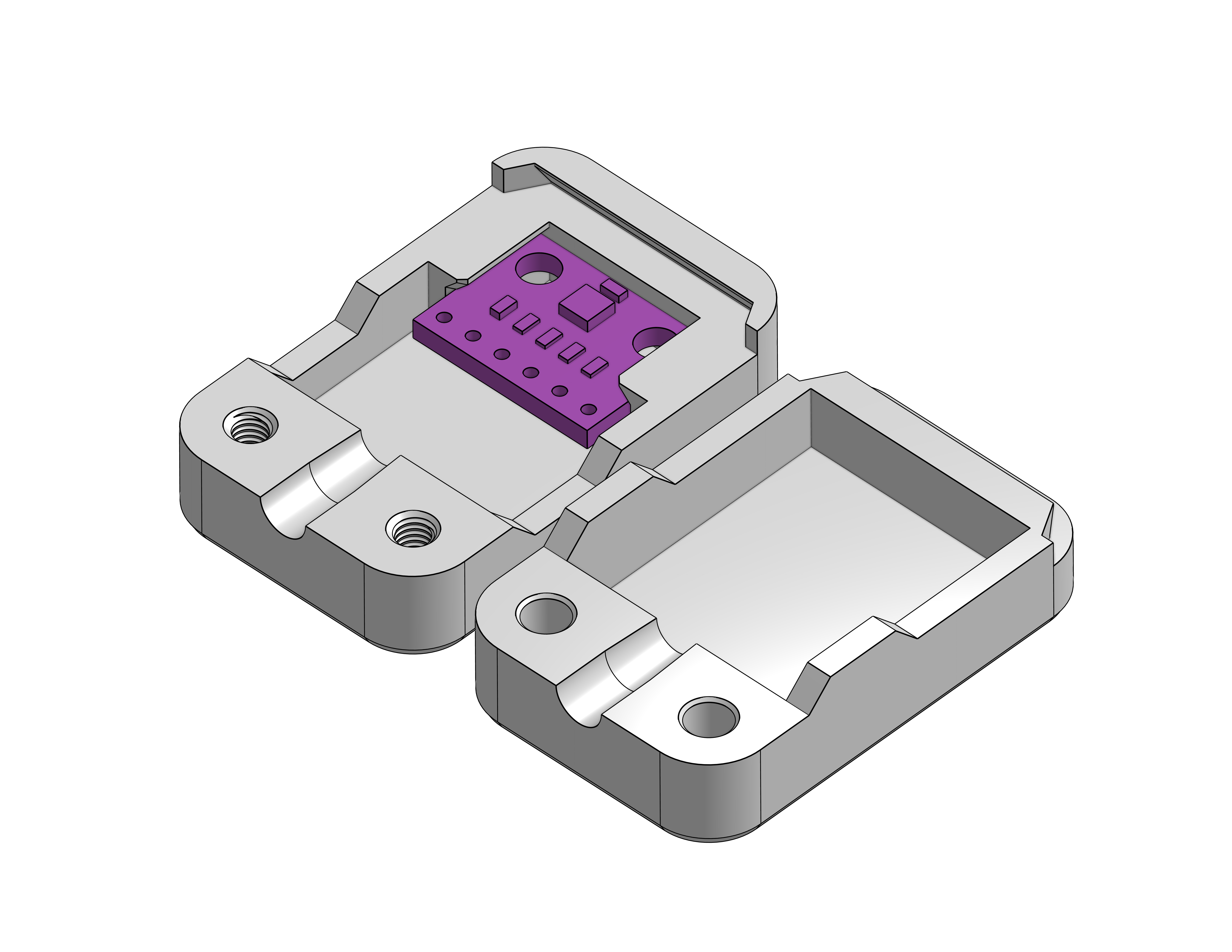 Miniatura 2 do modelo 3D BME280 Sensor Case