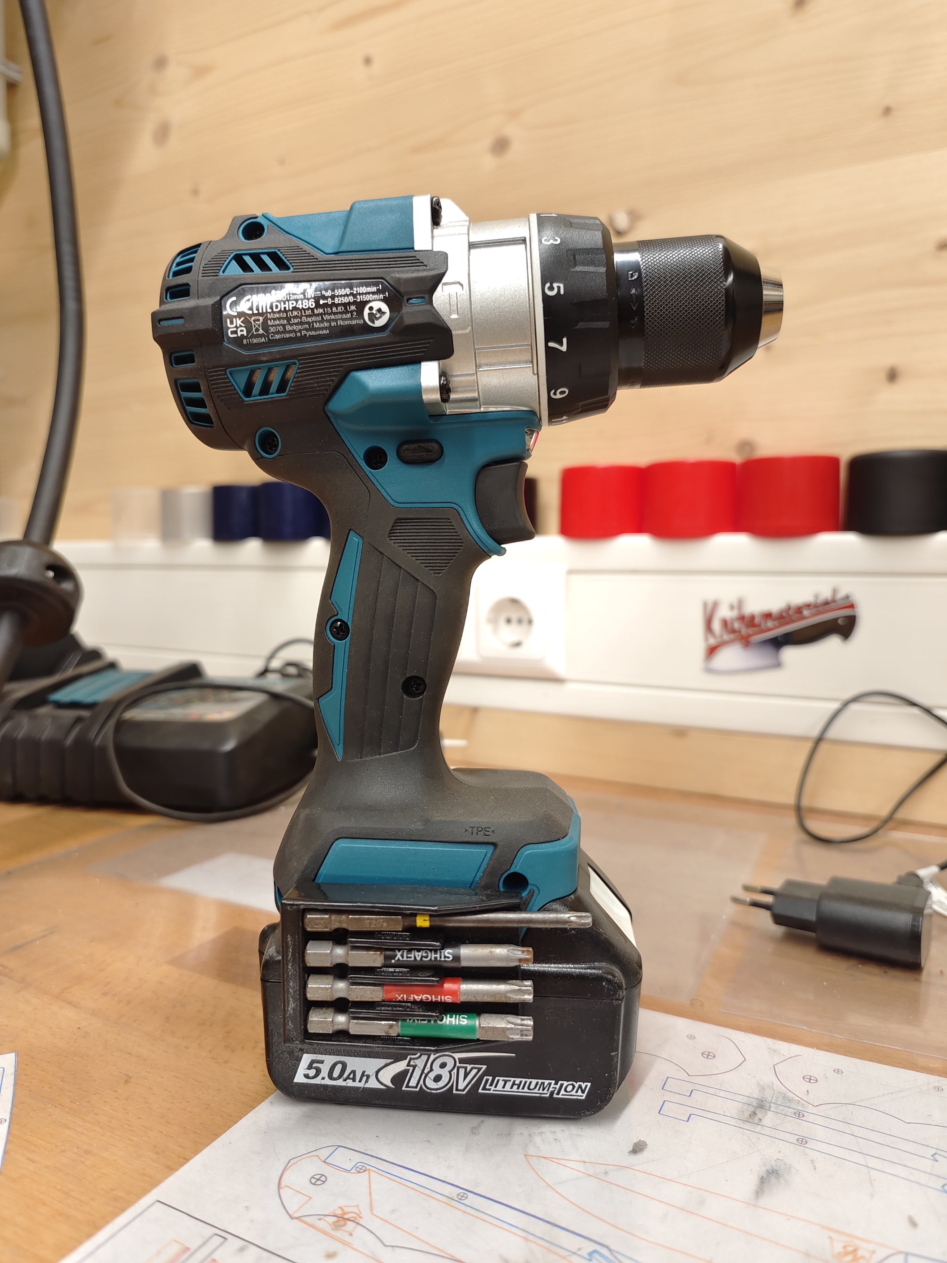 Makita Bithalter vierfach