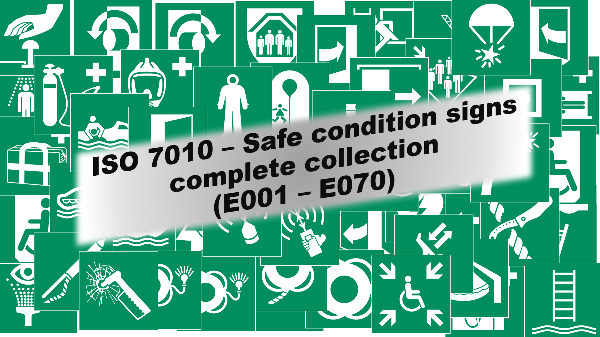 ISO 7010 - Safe condition Signs by Drunken Monkey | Download free STL ...