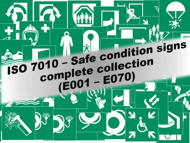 ISO 7010 - Safe condition Signs