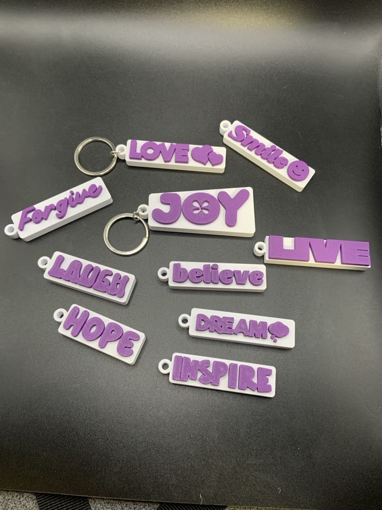 Inspirational Keyrings by Brent Glover | Download free STL model ...