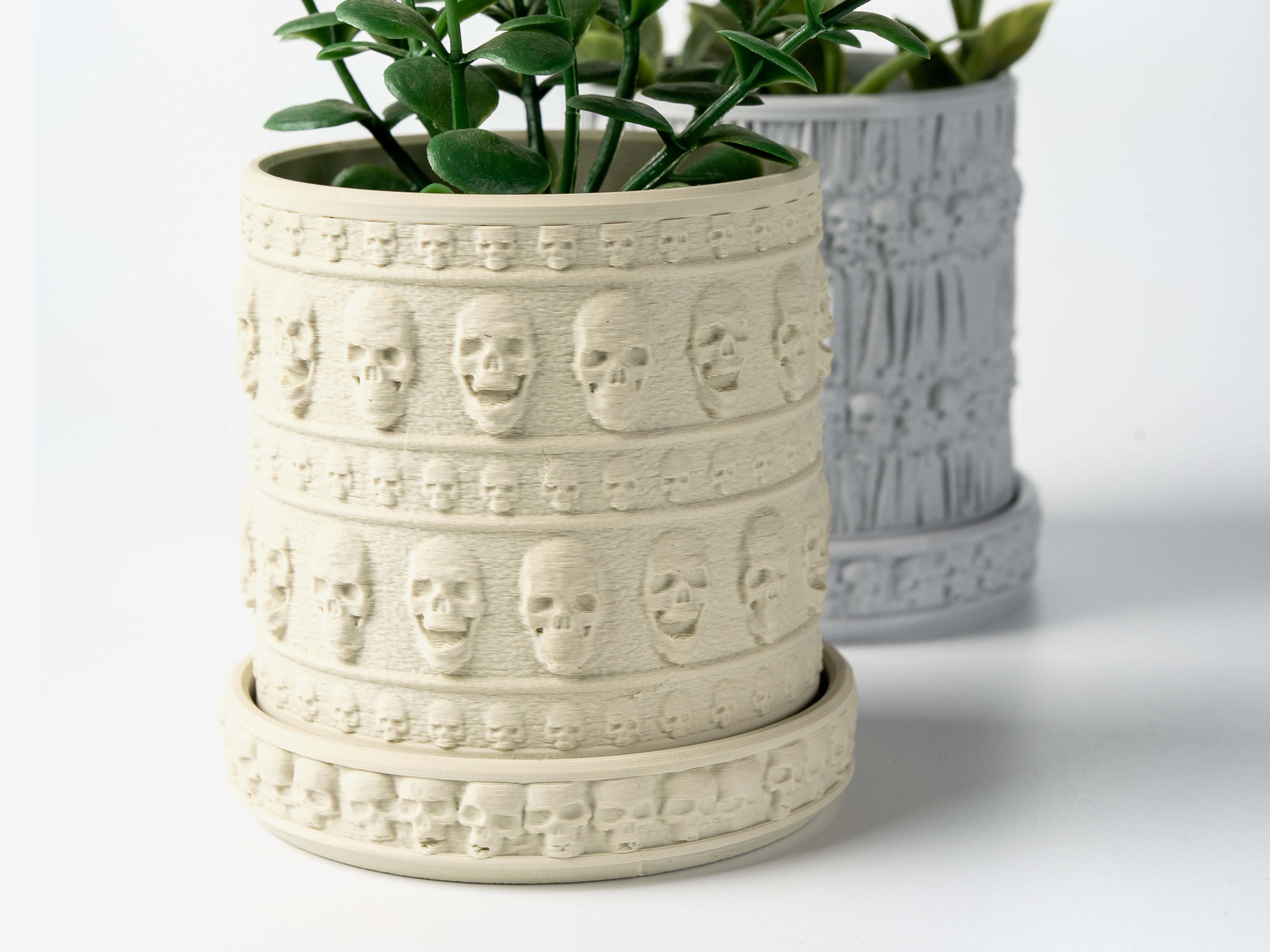 Miniatura 4 do modelo 3D Skull Planters