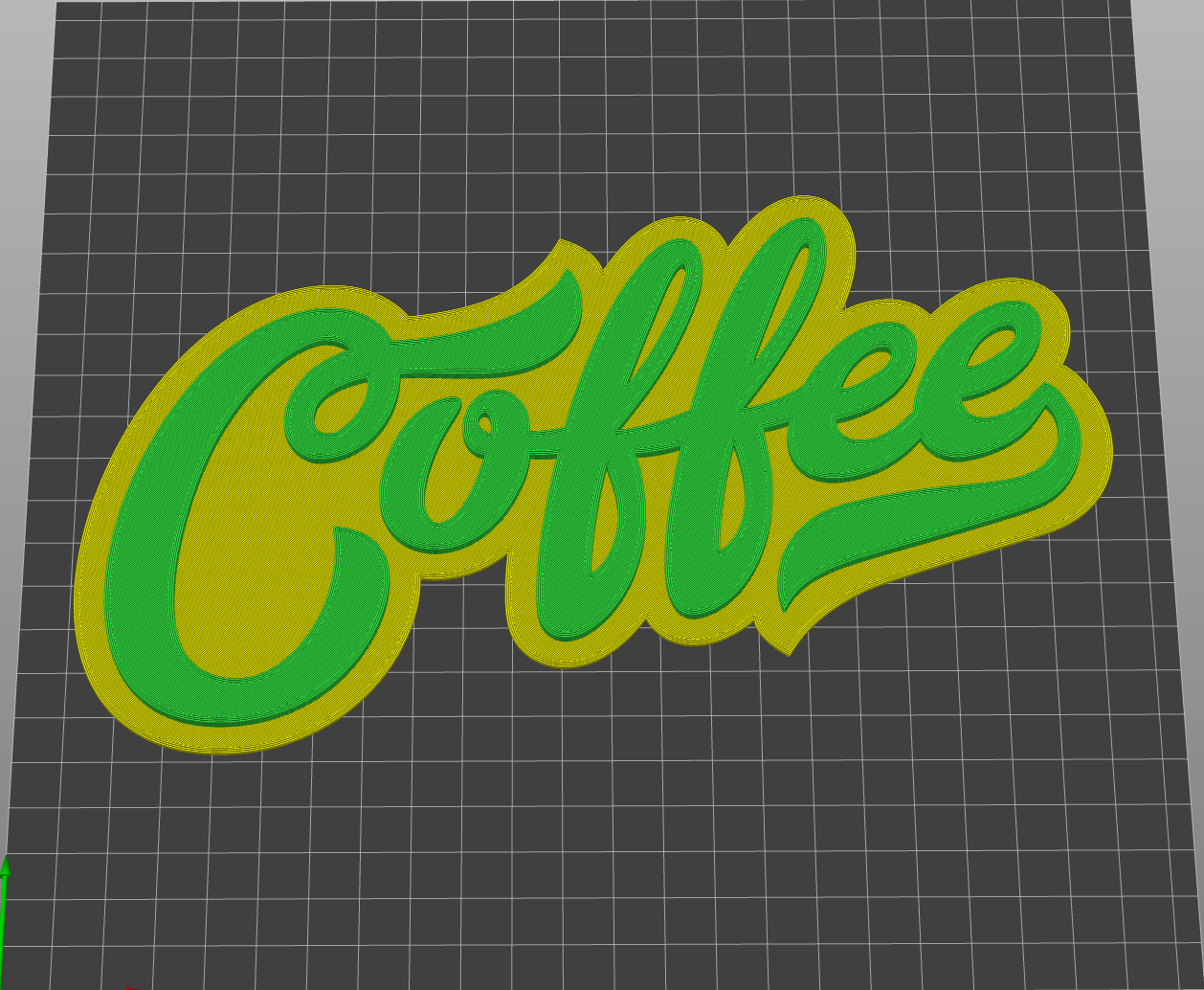 Dual Color Coffee Wall Art by 34BLT | Download free STL model ...