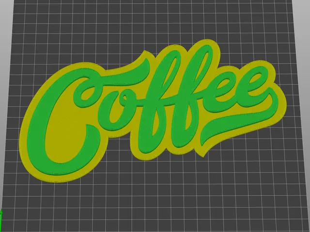 Dual Color Coffee Wall Art