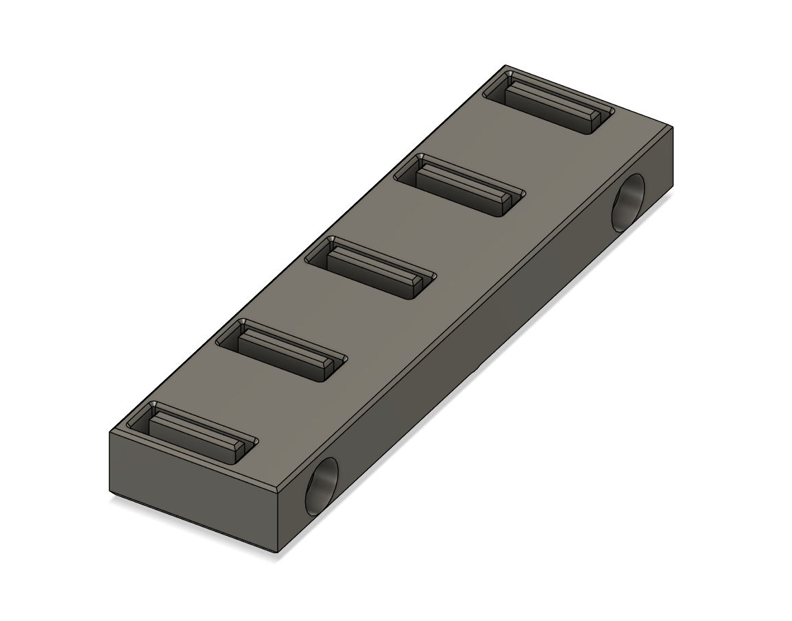 Magnetic USB and SD Holder