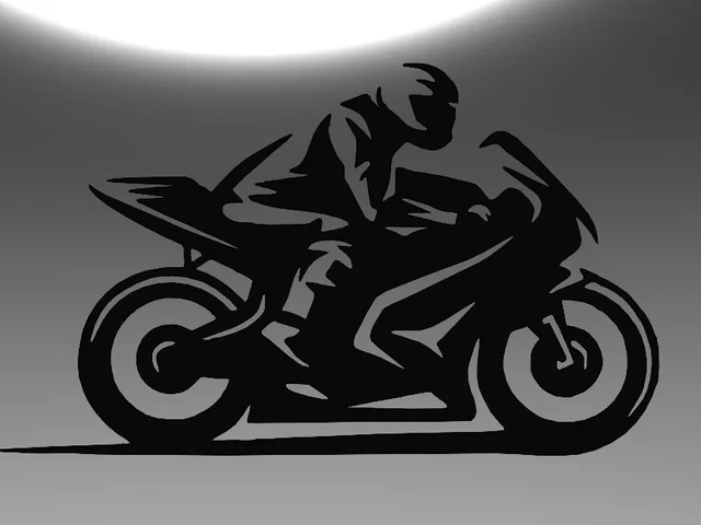 LINE ART MOTOCICLE 2, 2d art Motocicle, wall art motocicle, 2d moto