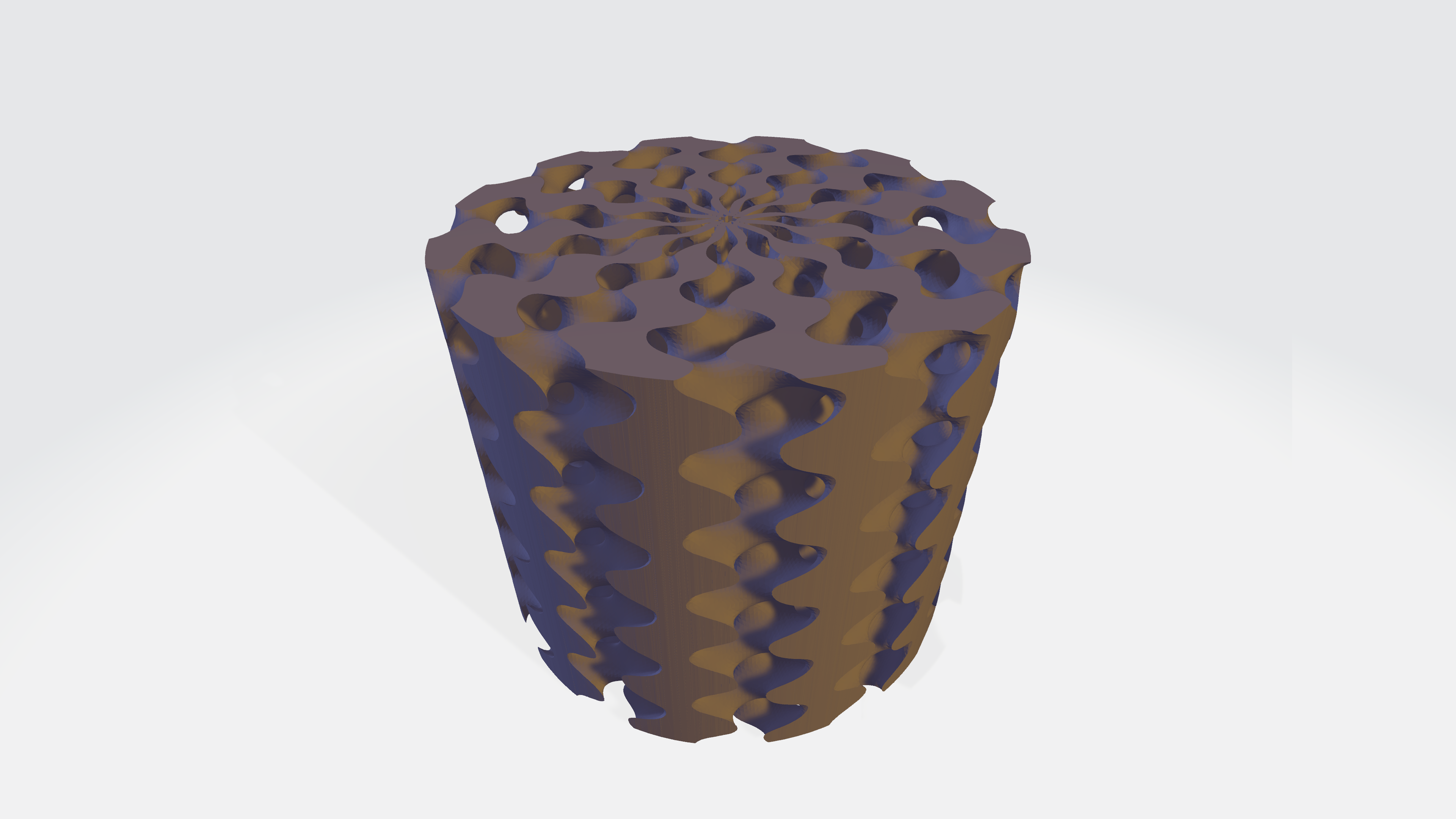 Cylindrical Gyroid by mikan | Download free STL model | Printables.com