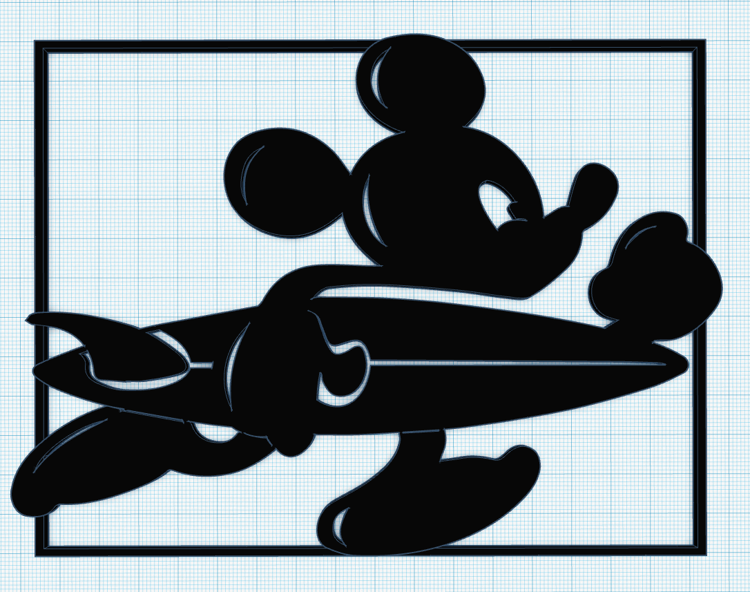 Cadre Mickey Surfer