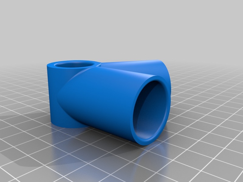 60 Degree 3 way PVC Coupler by Mike S | Download free STL model ...