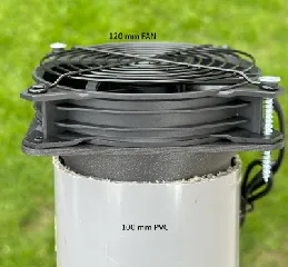 Fan to Pipe connection