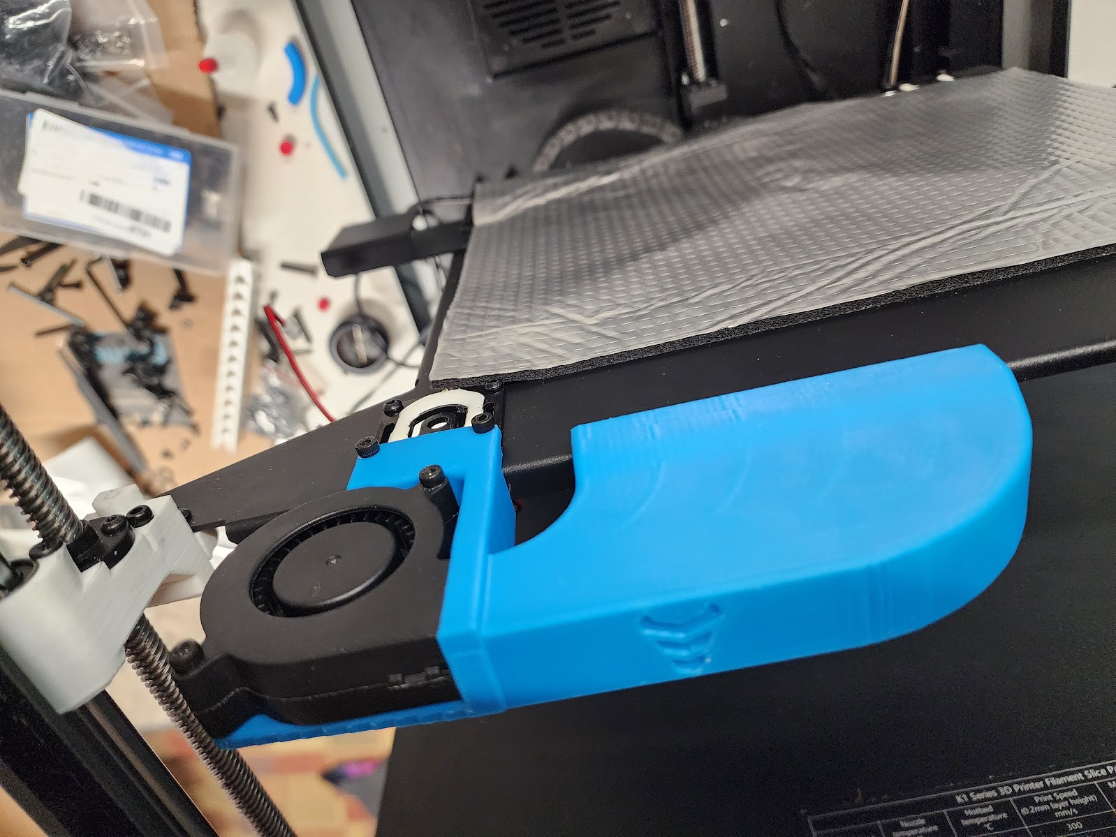 Creality K1 Max D3D Bed Fans 3D model thumbnail
