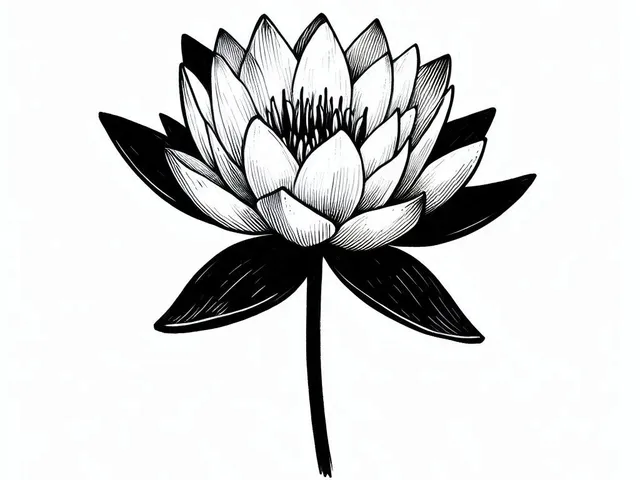 Waterlily brooch