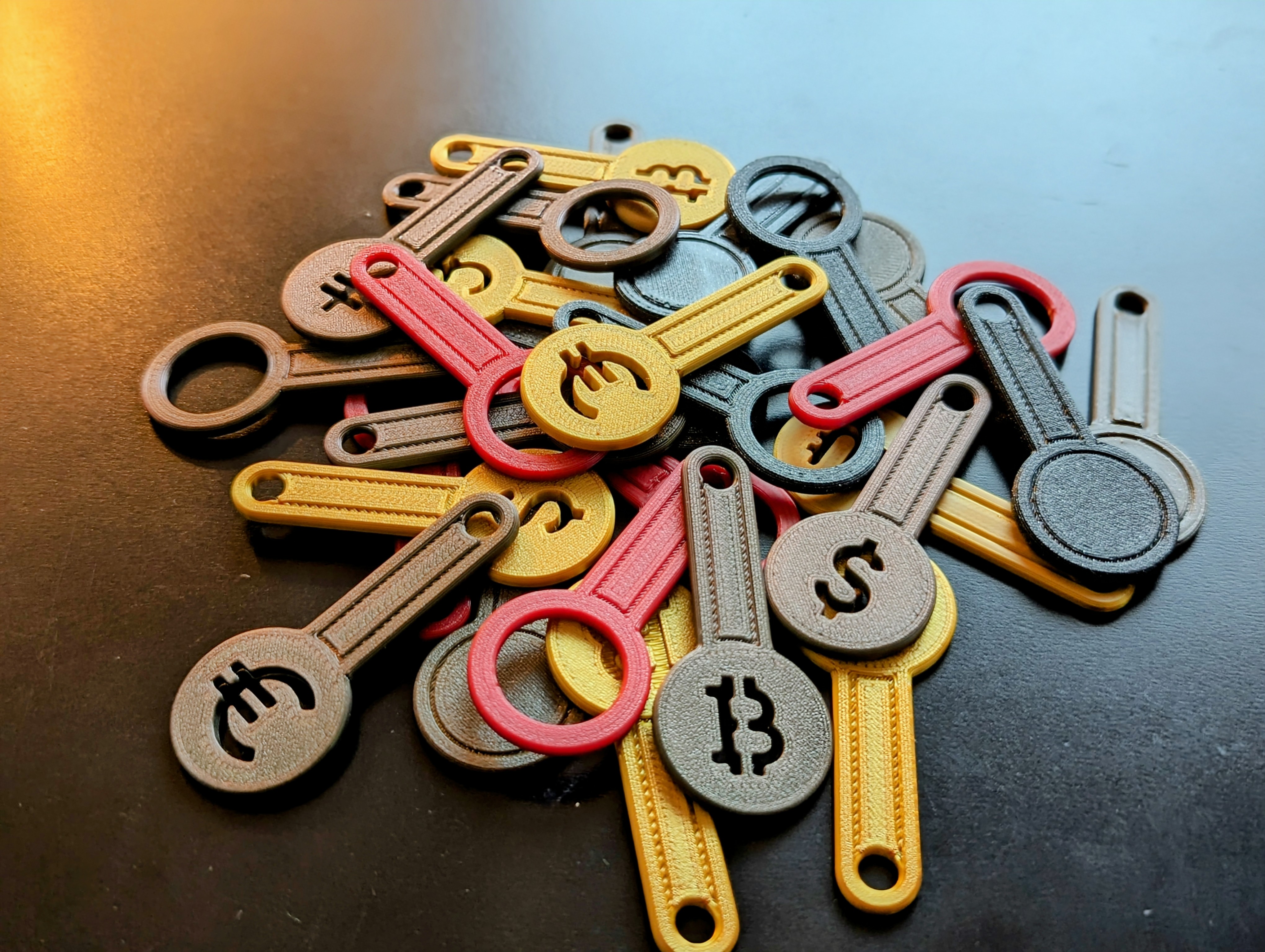 Removeble Shopping Cart Coin Keychain