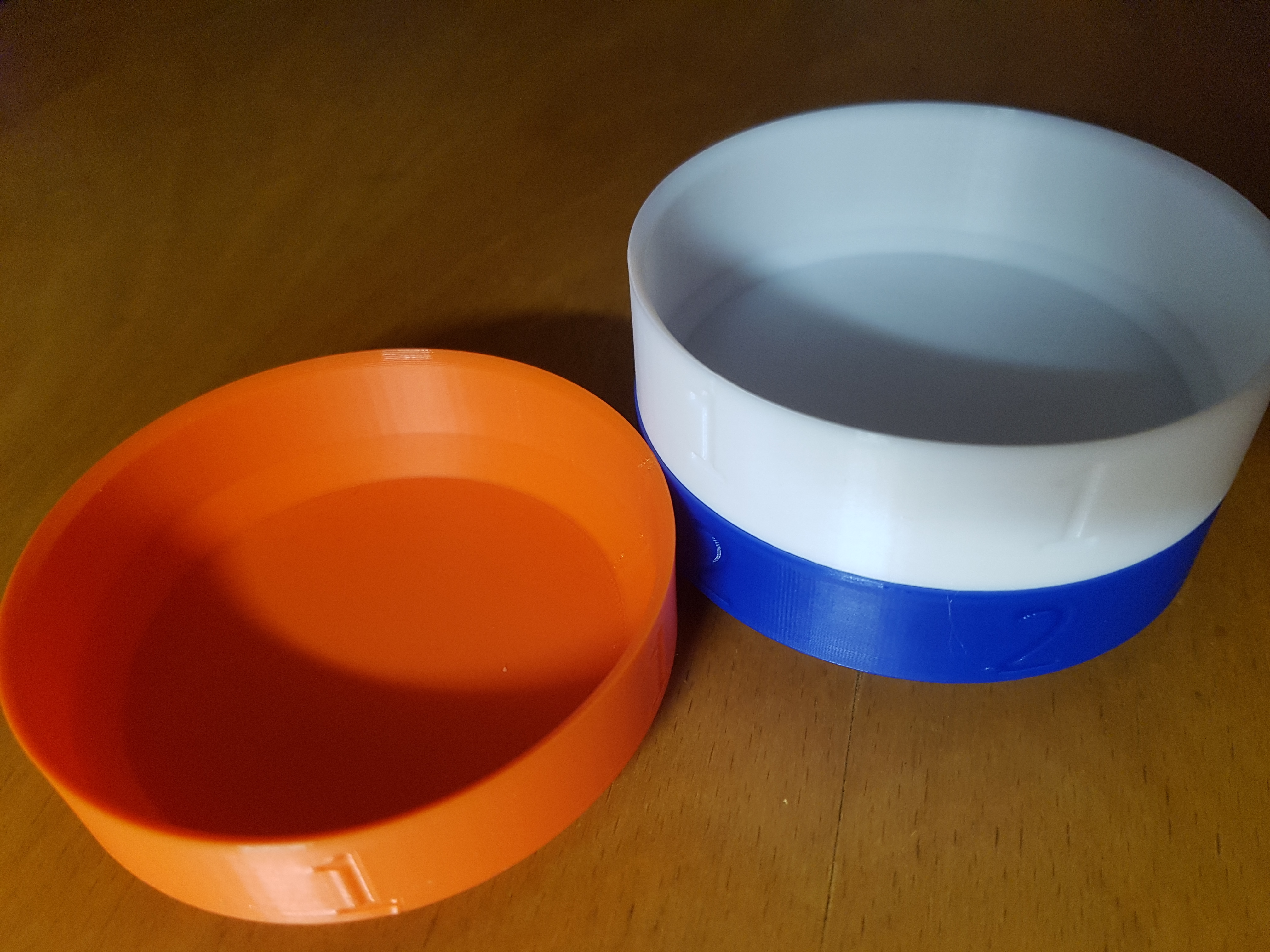 Bowl with numbers/without numbers, stackable