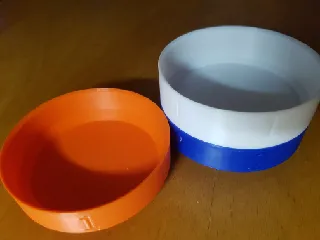 Bowl with numbers/without numbers, stackable