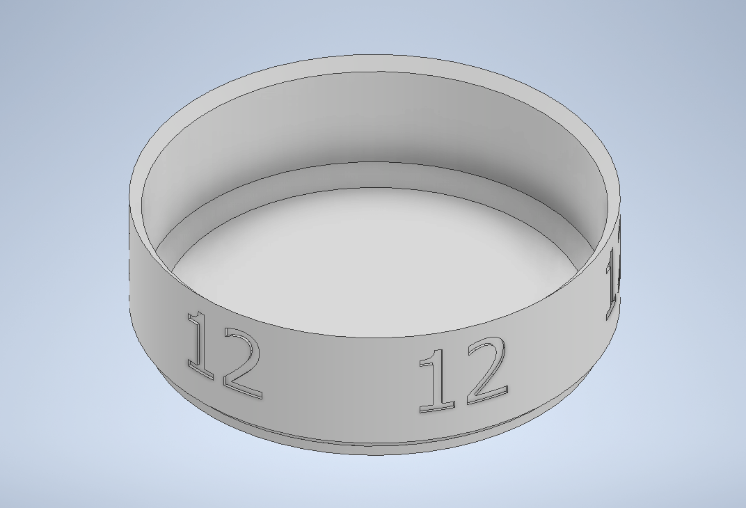 Miniatura 3 do modelo 3D Bowl with numbers/without numbers, stackable