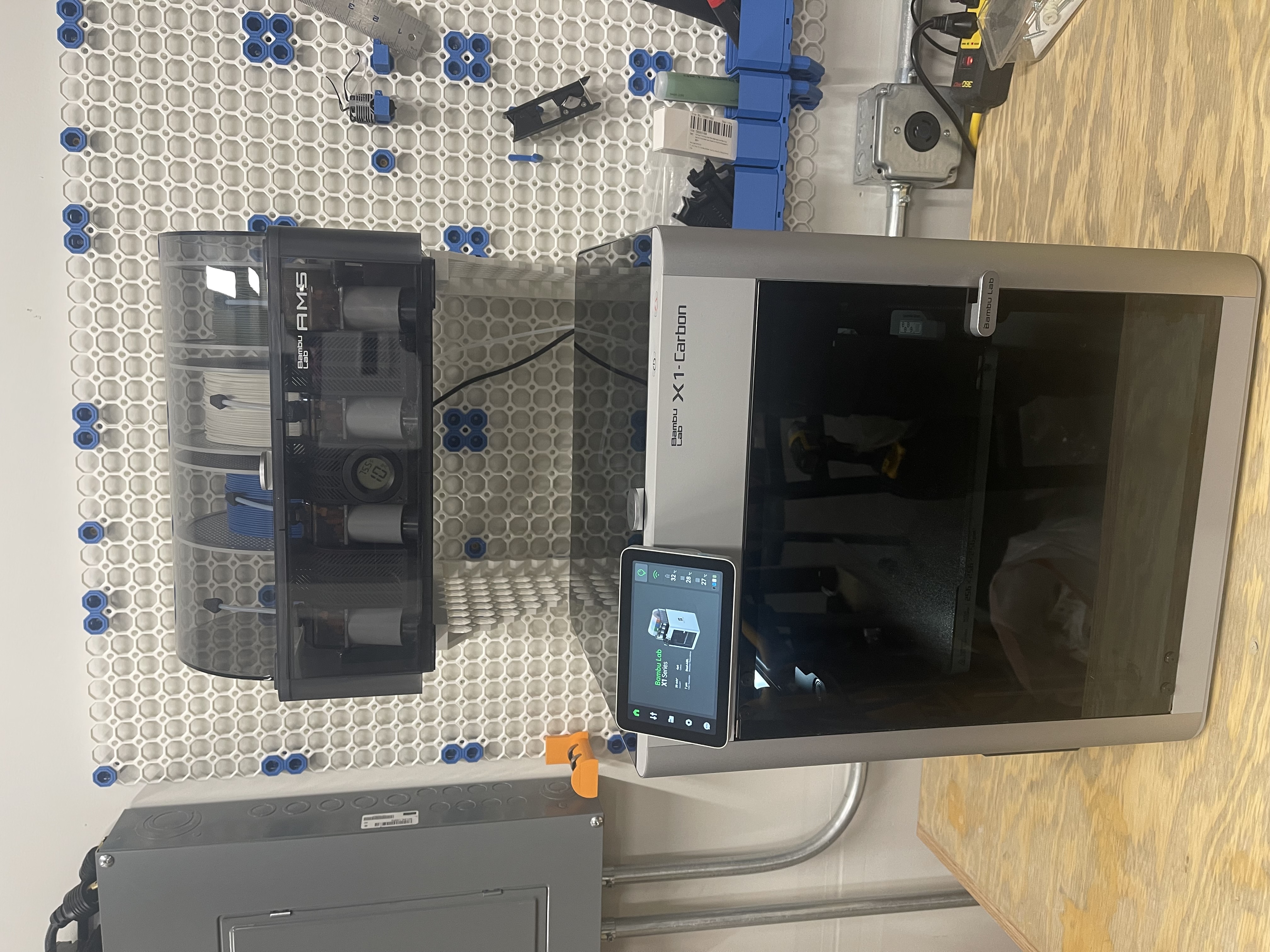 Multiboard AMS Shelf and Build Plate Holder