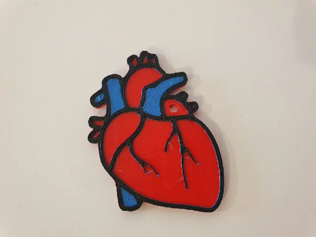 Heart keychain