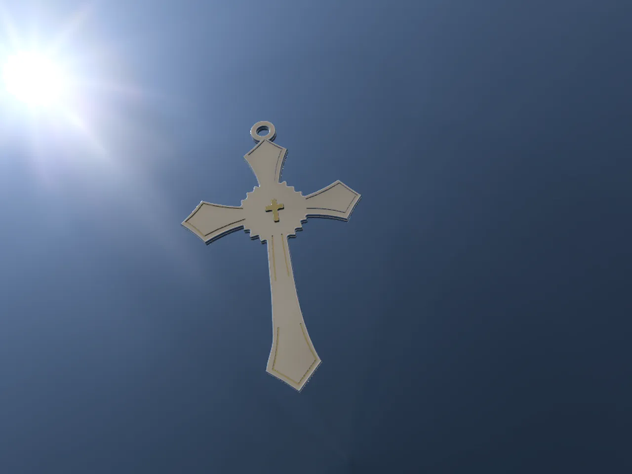 Holy cross on the neck Christian by 3D TISK | Download free STL model |  