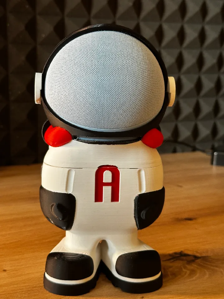 Alexa Echo Dot Cosmonaut Astronaut support by 3D Printing LaB