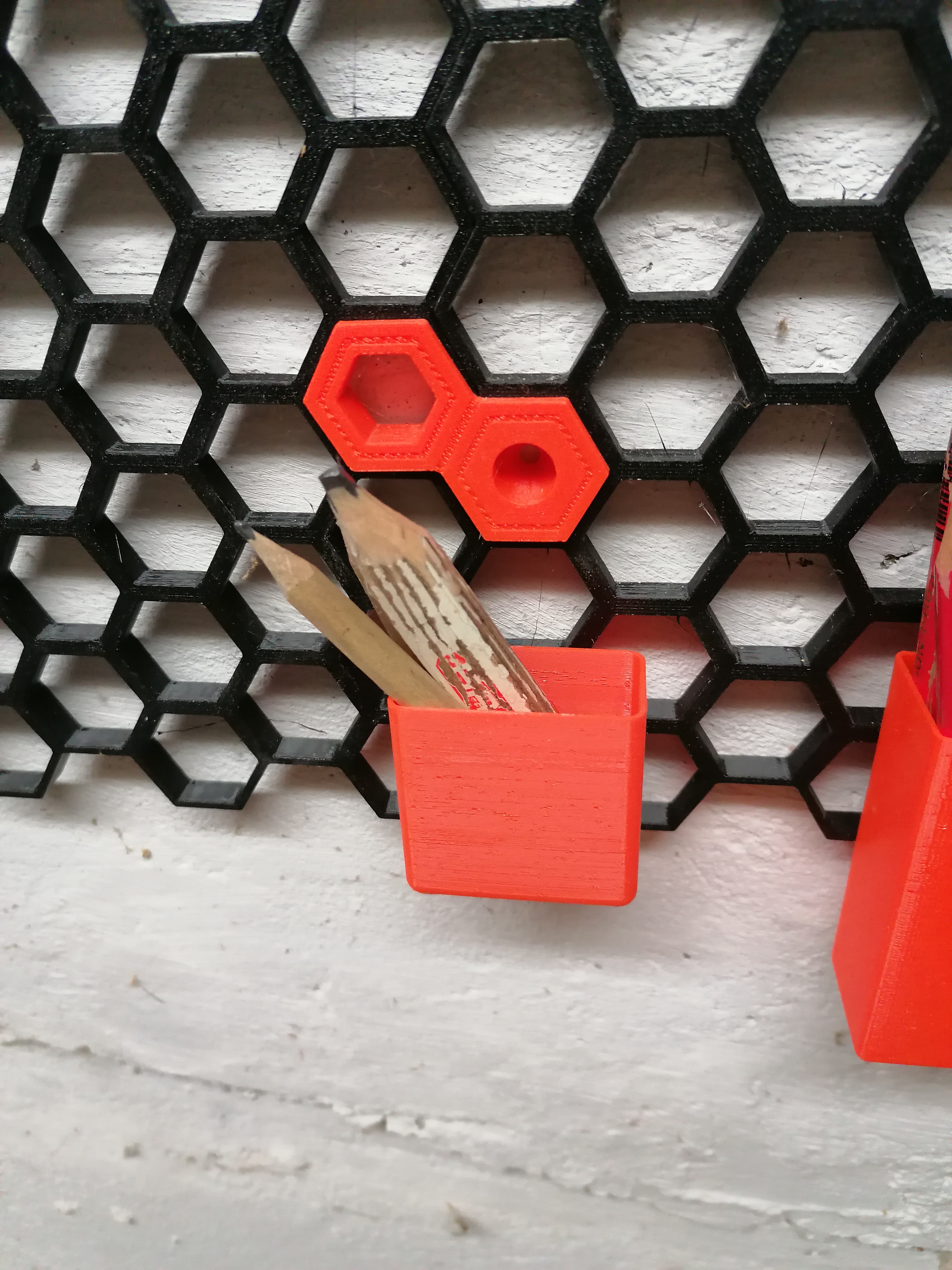 Pencils / needlefiles holder for Honeycomb Storage Wall / HSW