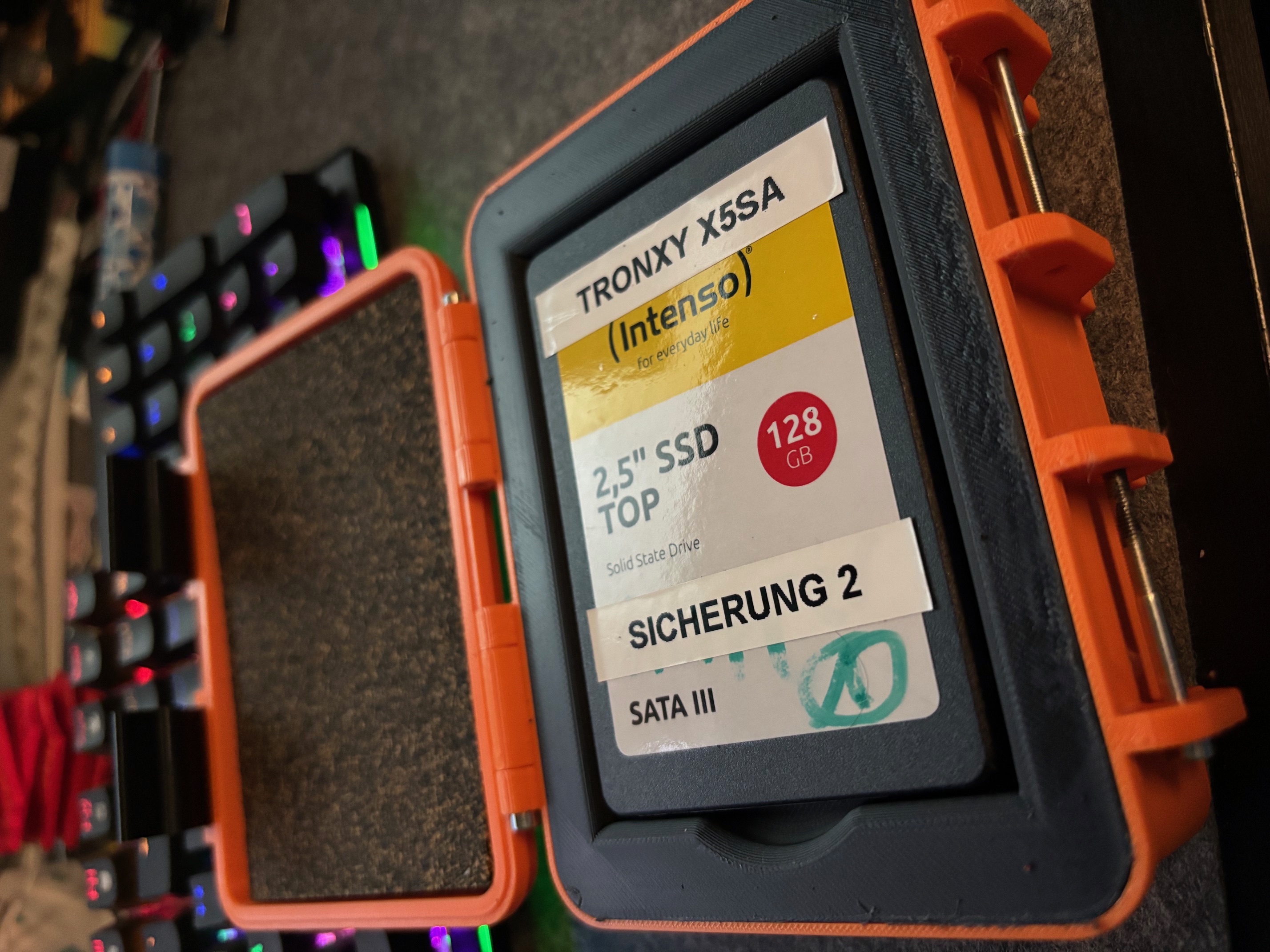 2,5" SSD HDD Inlay für rugged Box