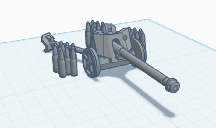 WW2 anti tank artillery gun