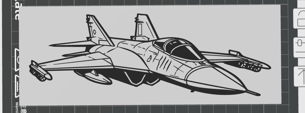 Generic jet 2 wall art