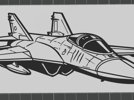 Generic jet 2 wall art