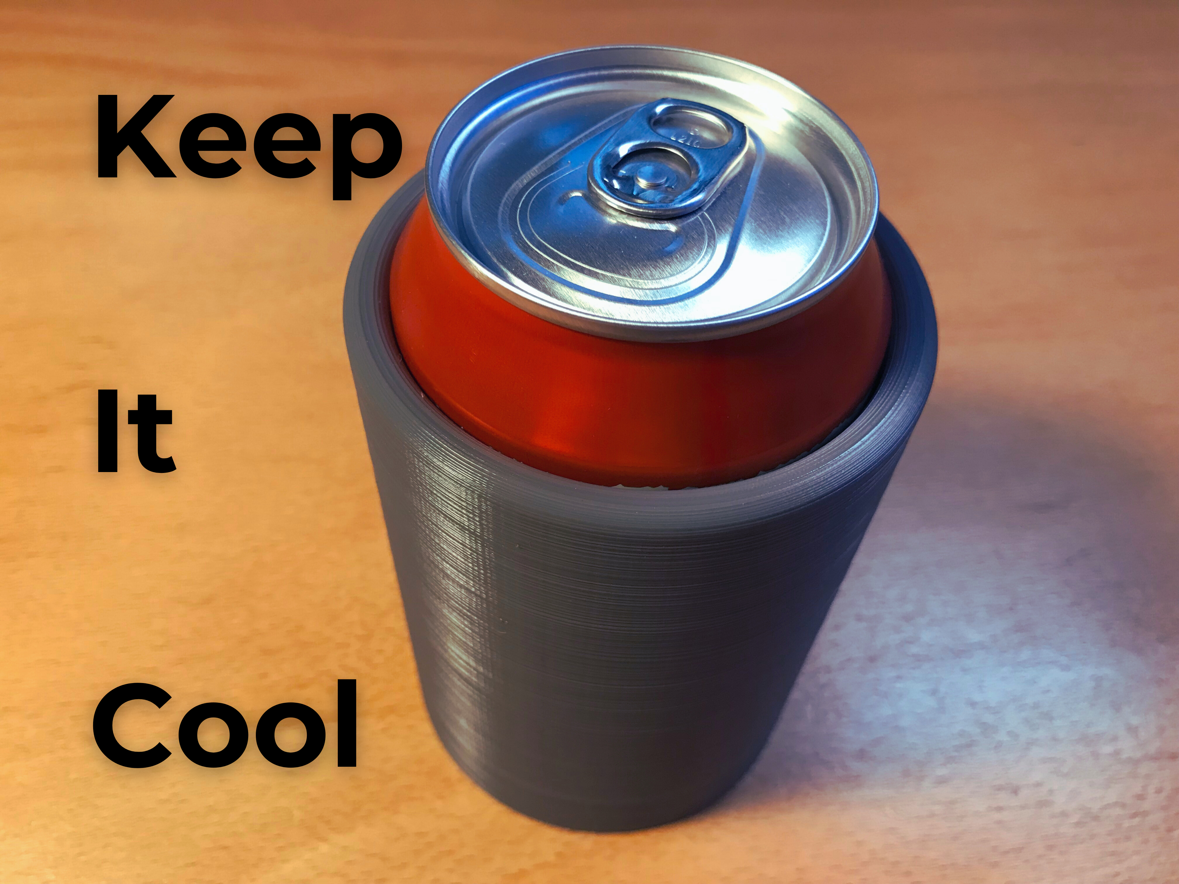 Beer Can Cooler (with air pockets for insulation)
