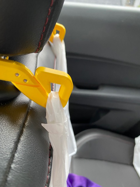 Car Headrest Bag Hooks V2