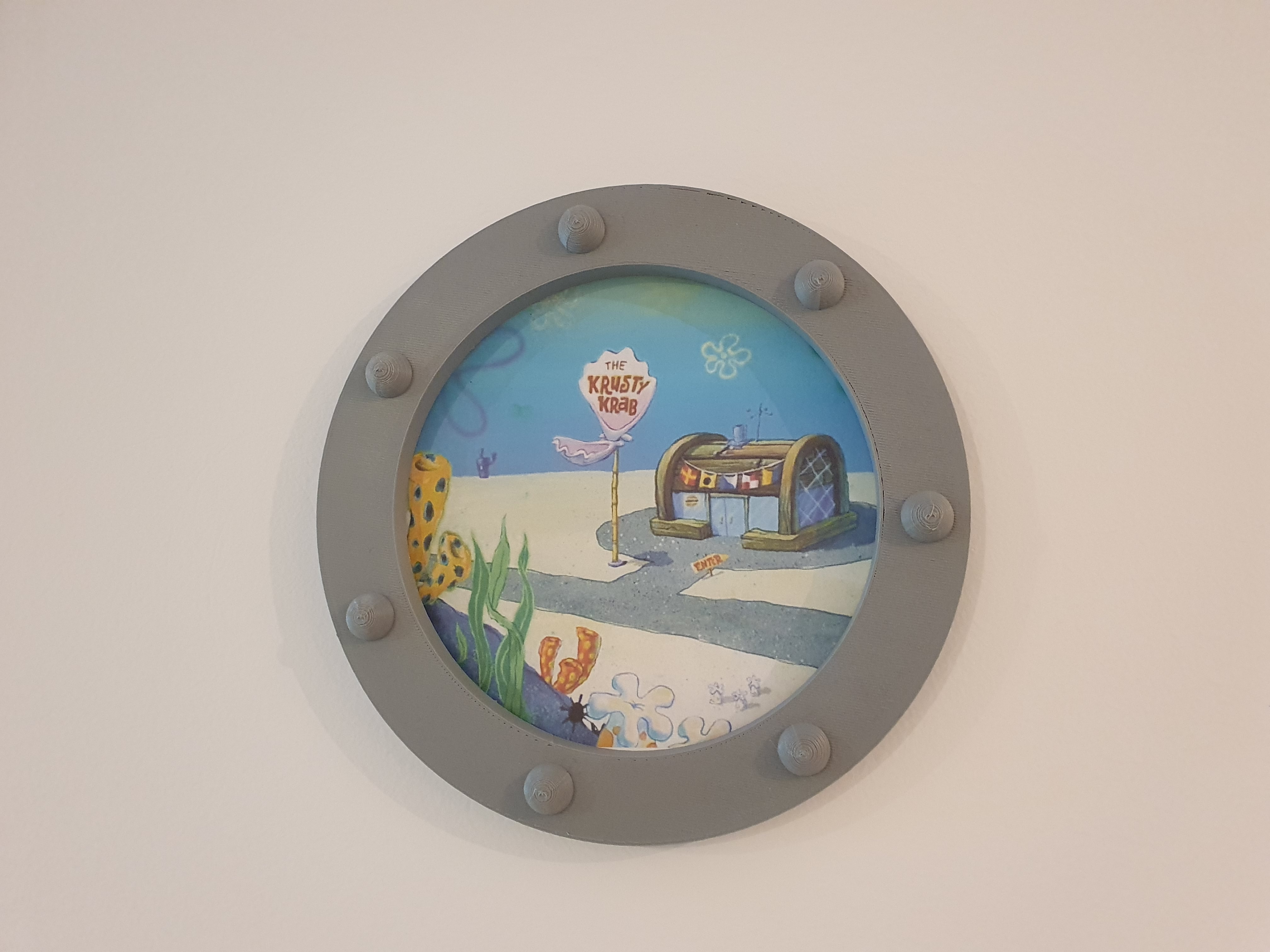 SpongeBob window wall decoration