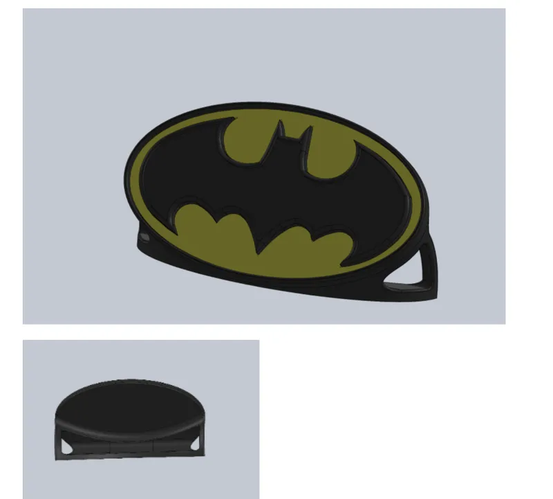 2D Art Project Solidworks- Batman Logo by Sameera | Download free STL ...