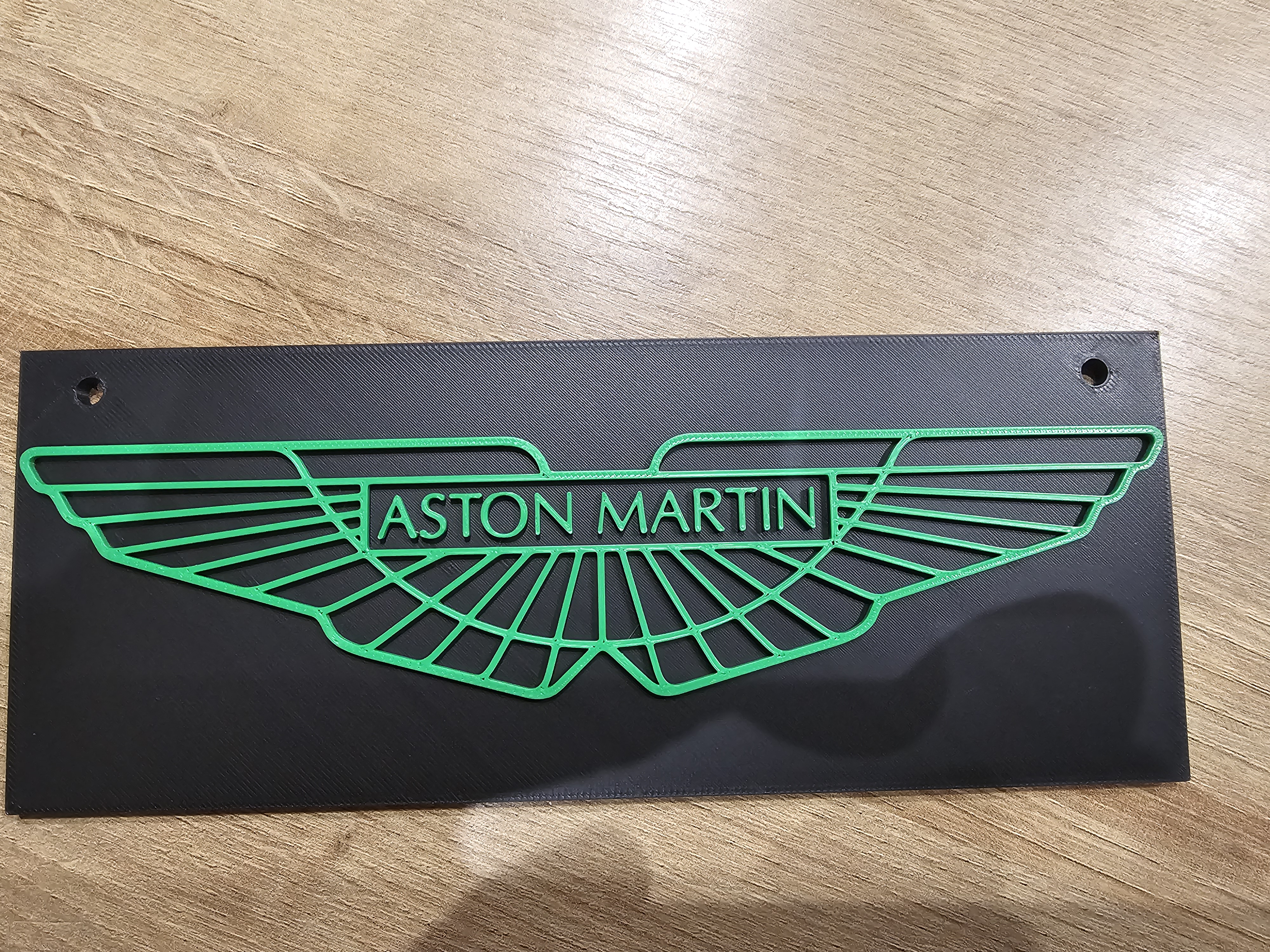 aston martin plaque