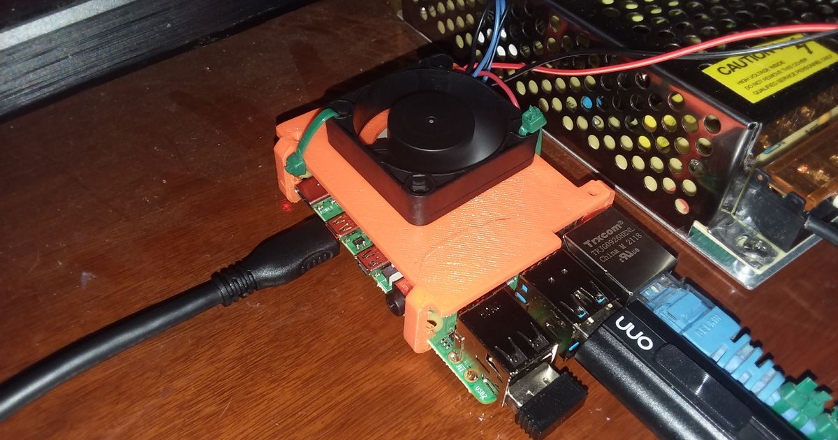 Raspberry Pi fan mount by B&B TECH | Download free STL model ...